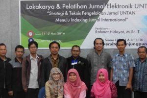 Lokakarya dan Pelatihan OJS Jurnal Elektronis Untan